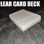 TRANSPARENT CLEAR CARD DECK