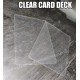 TRANSPARENT CLEAR CARD DECK