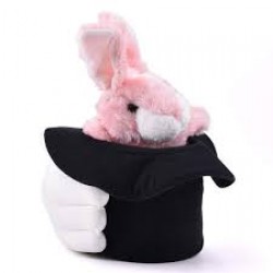 Deluxe Rabbit in Hat Puppet