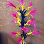 Vanishing Cane To Flower Magnetic (Black-Yellow-Pink)