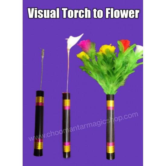 VISUAL FIRE TORCH TO FLOWER BOUQUET